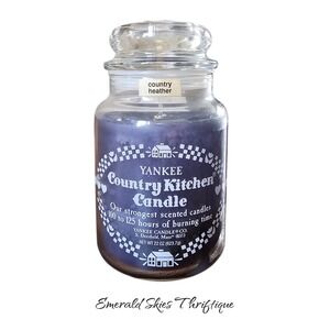 Yankee Candle COUNTRY HEATHER Large Jar 22 Oz Retired NEW HTF 22 OZ Free ship